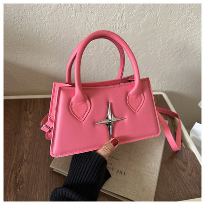 Autumn Simplicity Western Style Shoulder Crossbody Portable Small Square Bag Limorista