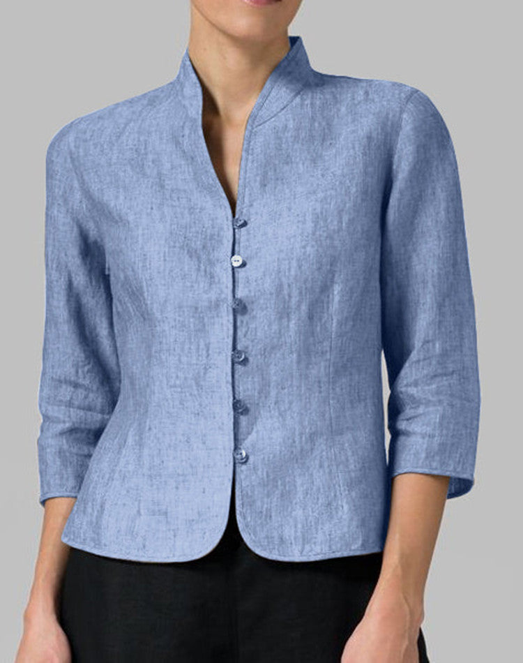Cotton And Linen Short Women&