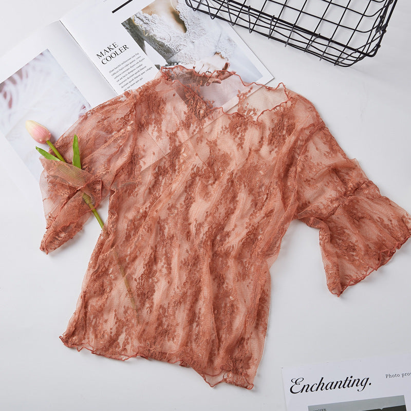 Lace Bottoming Shirt Women&