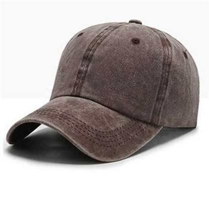 Washed Solid Color Light Board Baseball Cap For Women Limorista
