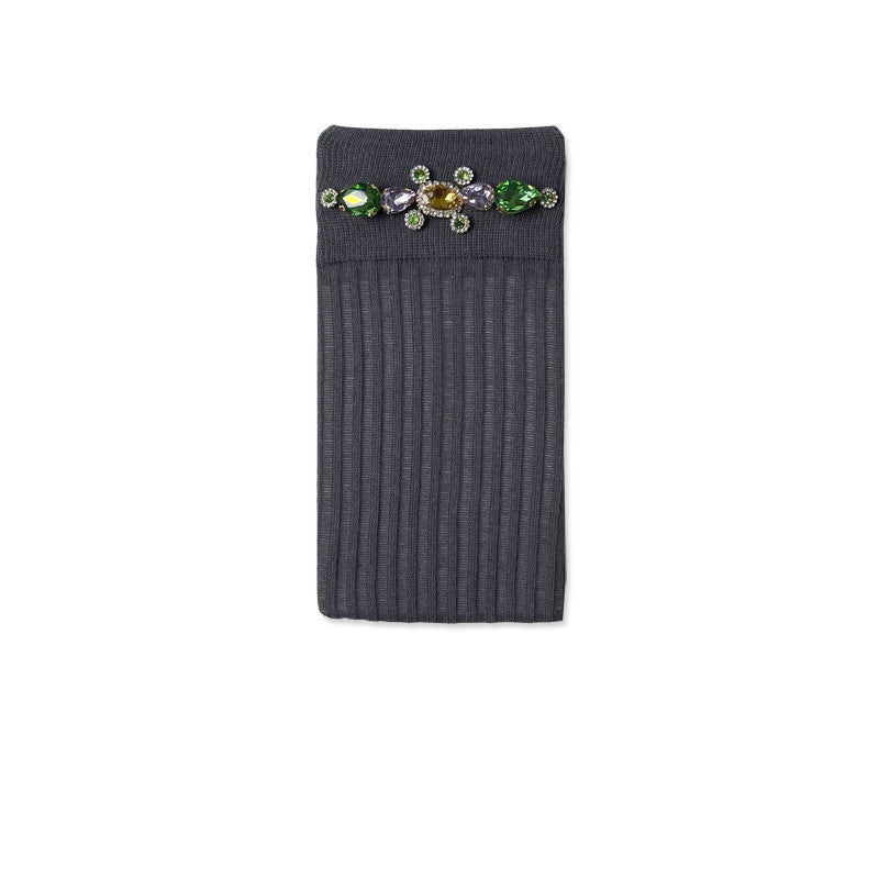 Rhinestone Crystal Long Socks Leg-knee Socks Limorista