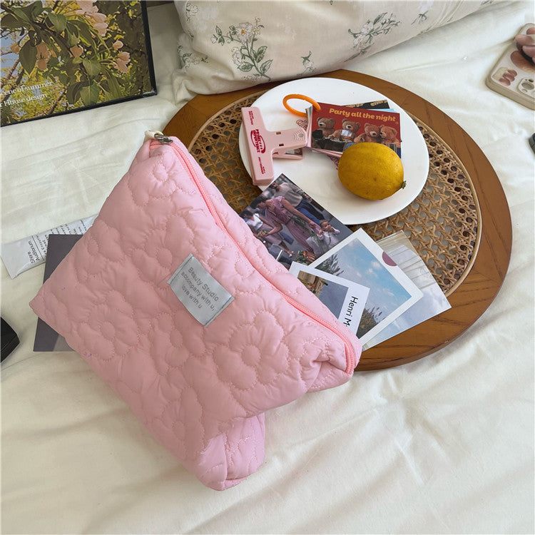 Ins Soft Flower Cosmetic Bag Limorista