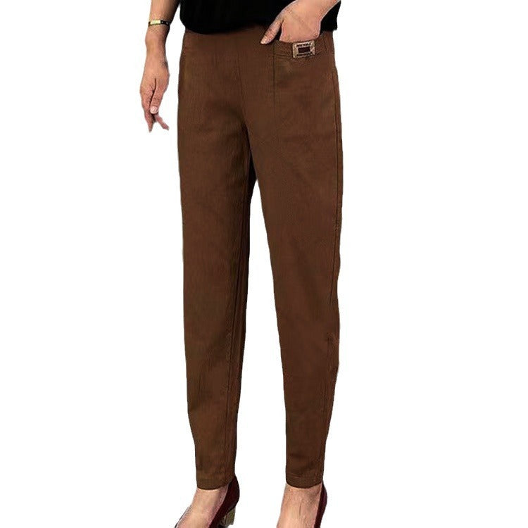 Leisure Commute All-matching Fashionable Pants Cover Belly Comfortable Limorista