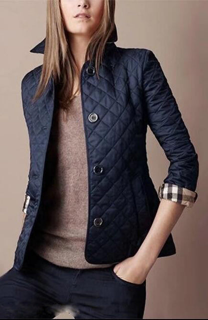 Fashionable Elegant Lapel Cotton-padded Jacket Limorista