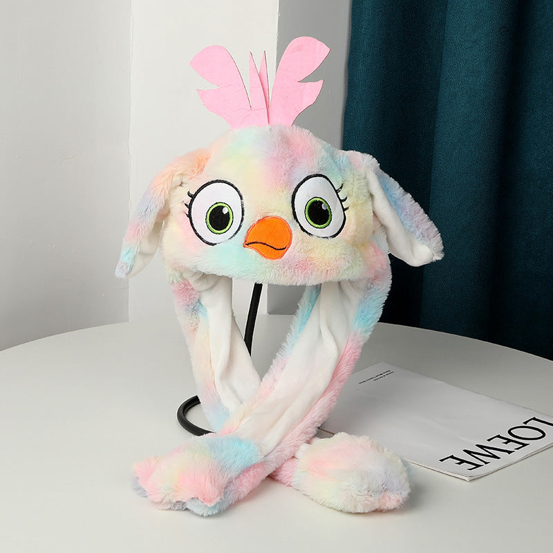 Warm Plush Moving Ear Hat Limorista