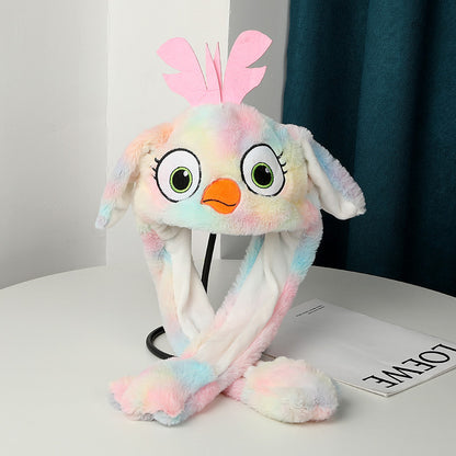 Warm Plush Moving Ear Hat Limorista