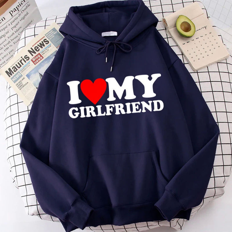 I Love My Boyfriend Girlfriend Hoodie Limorista