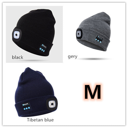 Bluetooth LED Hat Wireless Smart Headset Headphone Limorista