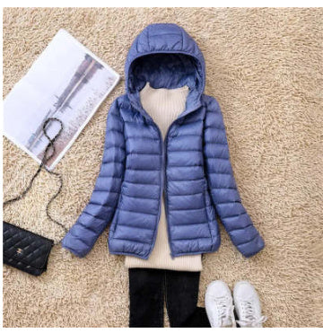 Loose Jacket Plus Fat Plus Size Light And Thin Down Jacket Women Short Short Fat Sister Catty Fat Mm Special Mother Thin Limorista