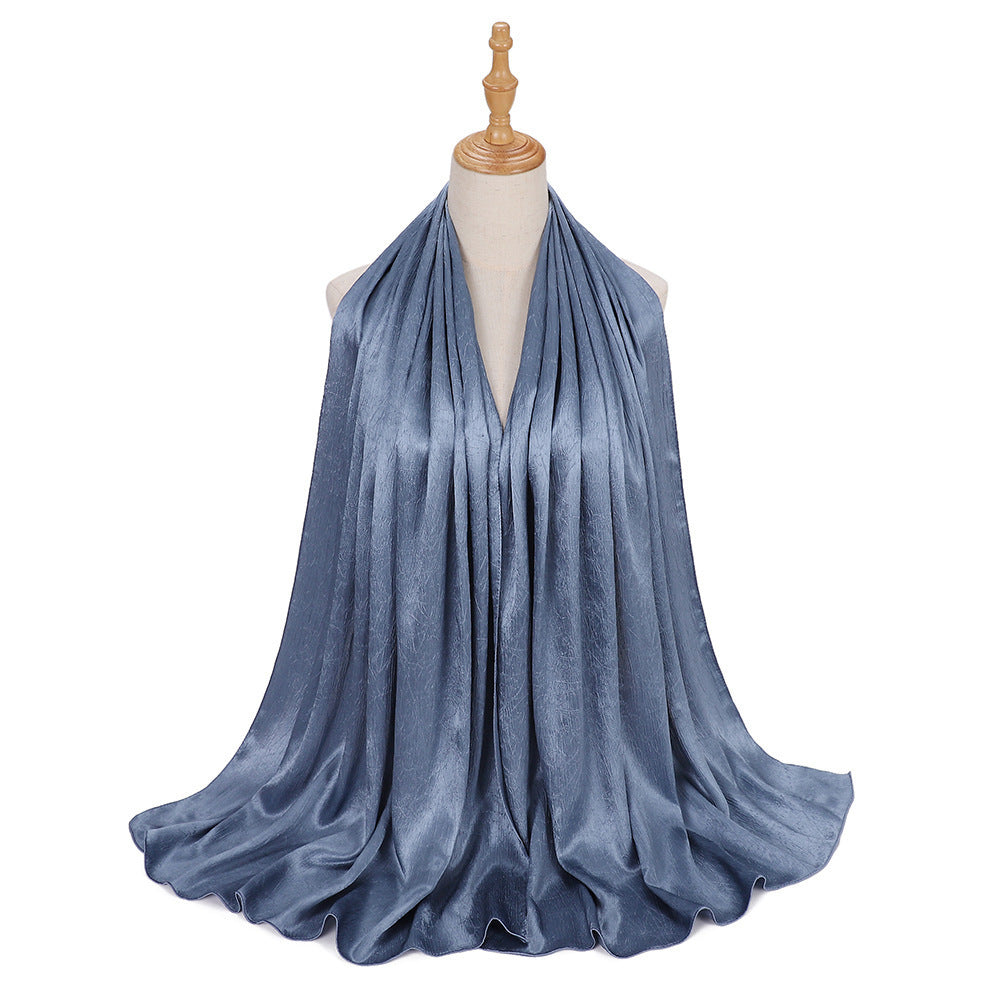 New Silk-like Silky Satin Scarf Limorista