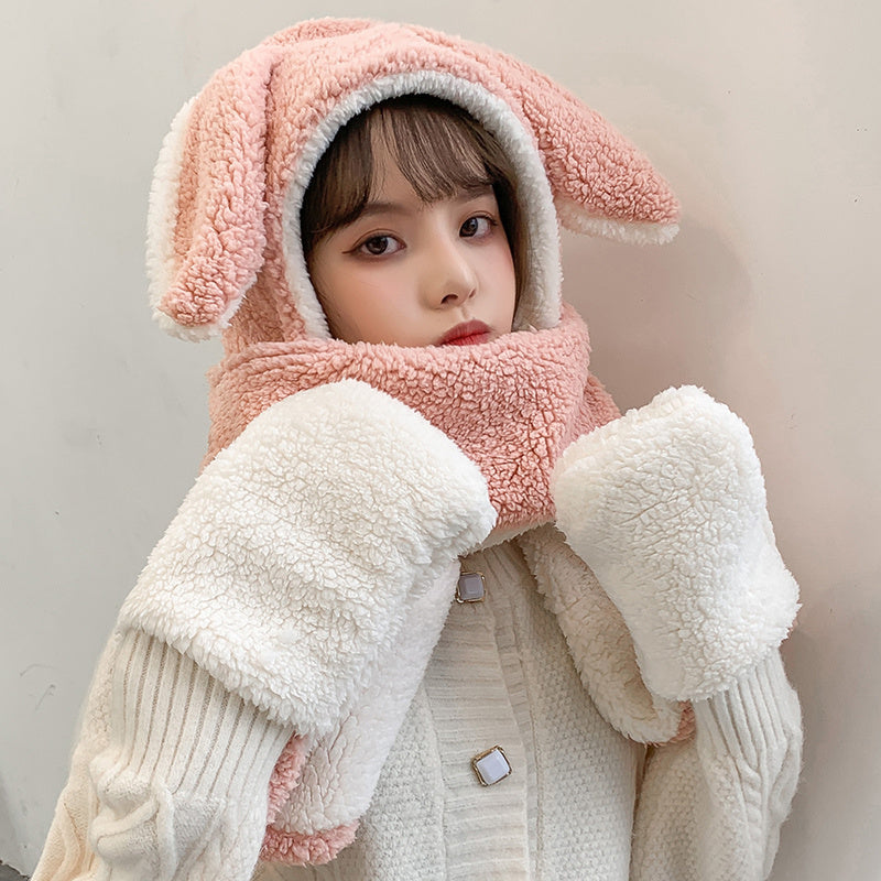 Bear ears scarf hat Limorista