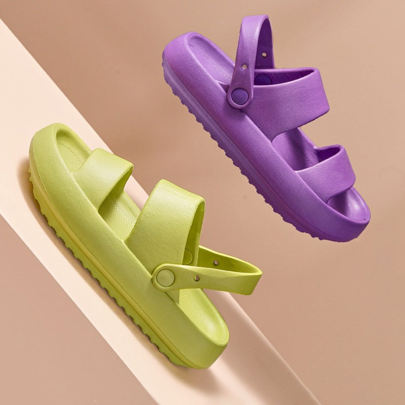 Adjustable Shoes For Women Men Sandals 3cm Thick Bottom Slippers Outdoor Limorista