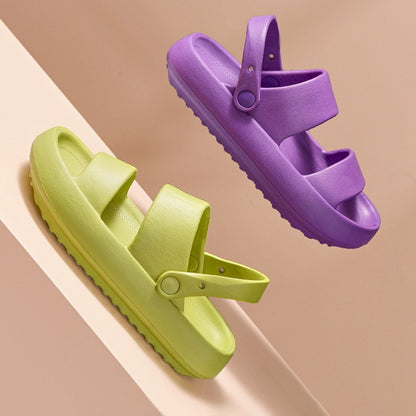 Adjustable Shoes For Women Men Sandals 3cm Thick Bottom Slippers Outdoor Limorista