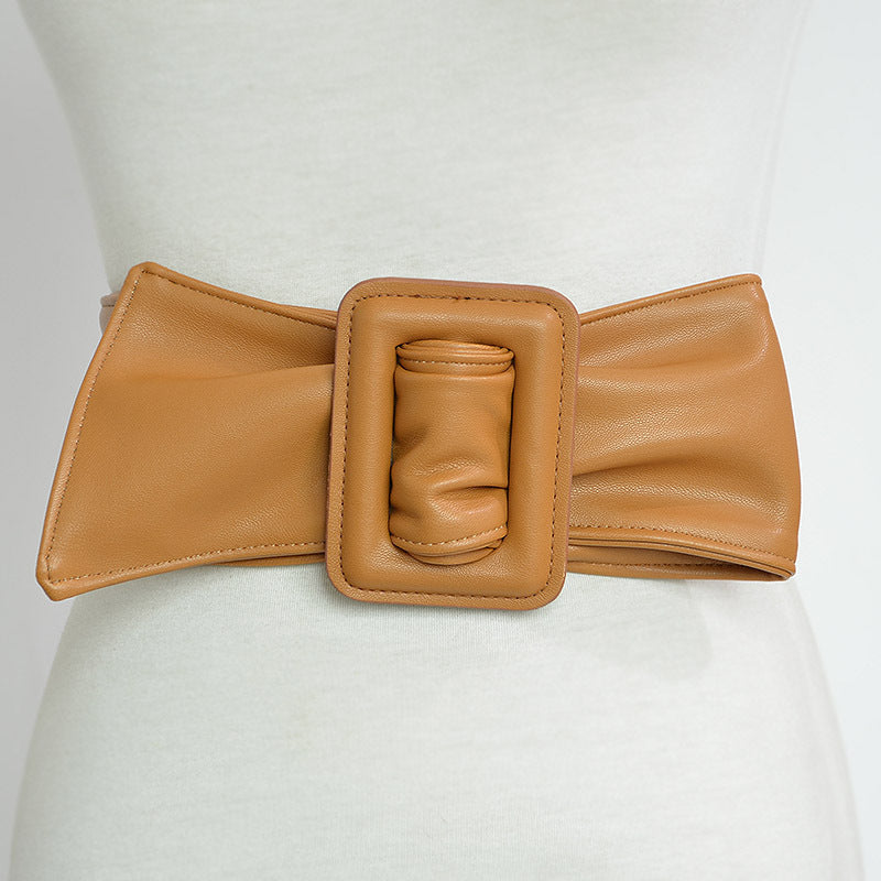 Sheepskin wide belt women Limorista