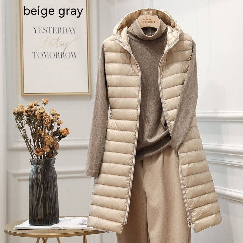 Fall Winter Hooded Korean Lightweight Down Jacket Limorista
