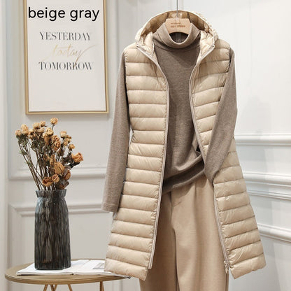 Fall Winter Hooded Korean Lightweight Down Jacket Limorista
