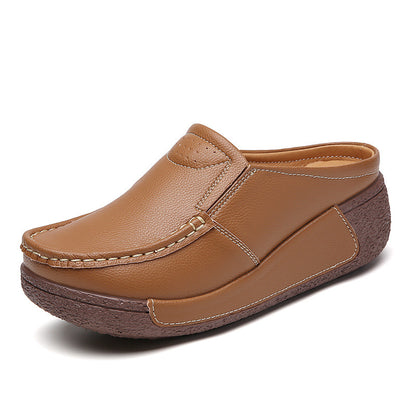 Casual Comfortable Versatile Thick Bottom Toe Cap Slippers Limorista