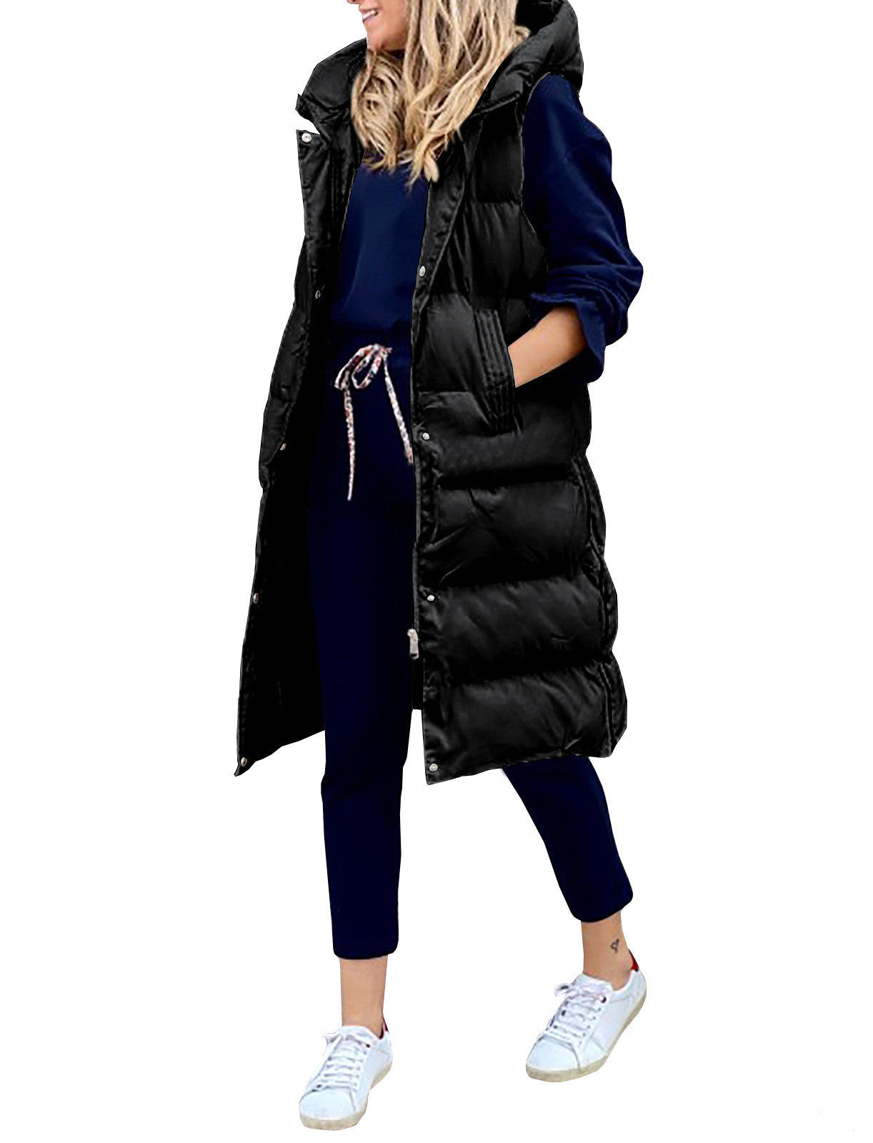 Loose Casual Fashion Single-breasted Sleeveless Jacket Limorista