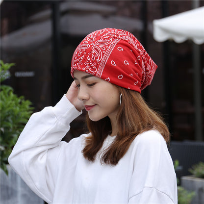 Head Ethnic Wind Series Korean Cashew Flower Bun Head Hat Limorista
