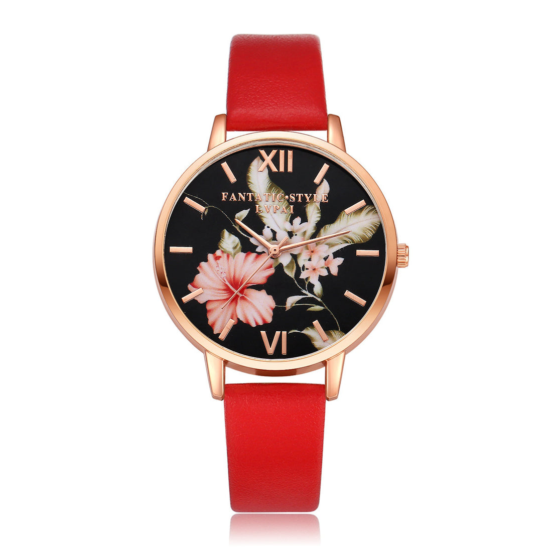 Lvpai Marke Frauen Armband Uhr Mode Rose Gold Blumen Leder Einfache Frauen Kleid Uhren Luxus Business Geschenk Uhr Uhr Limorista