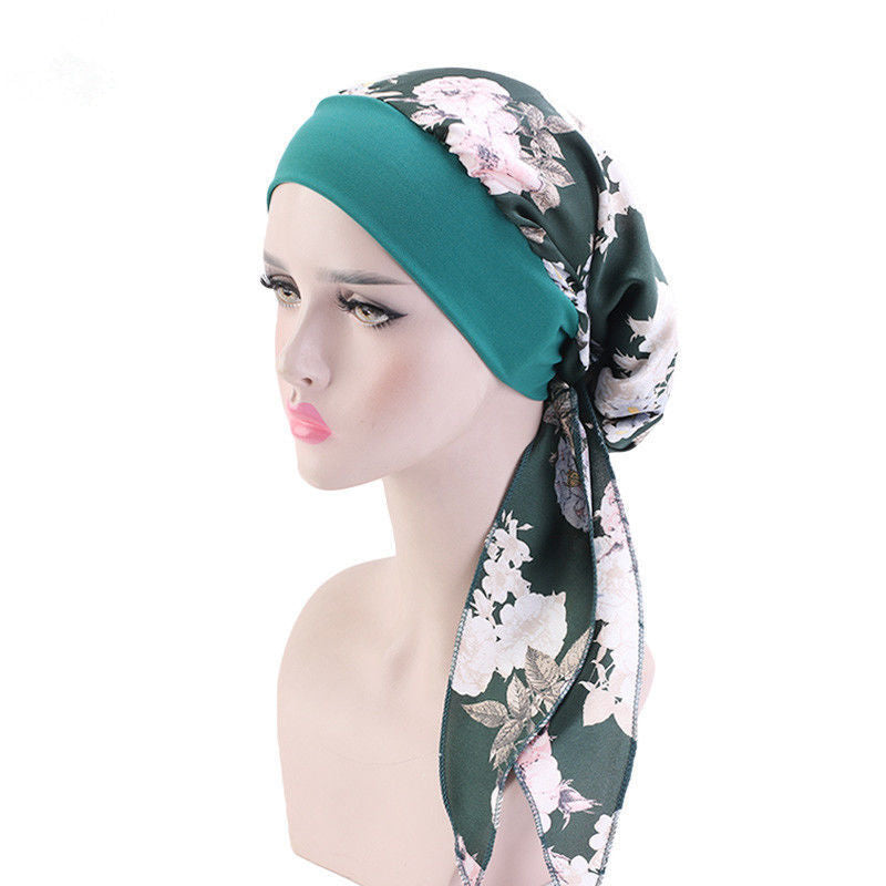 Stretch Hair Band Braid Hat Ethnic Style Fashion Scarf Muslim Ethnic Limorista