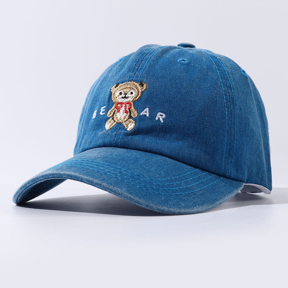 Women Cartoon Teddy Bear Embroidery Dad Hats Limorista