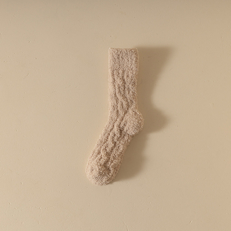 Coral Fleece Socks Women&