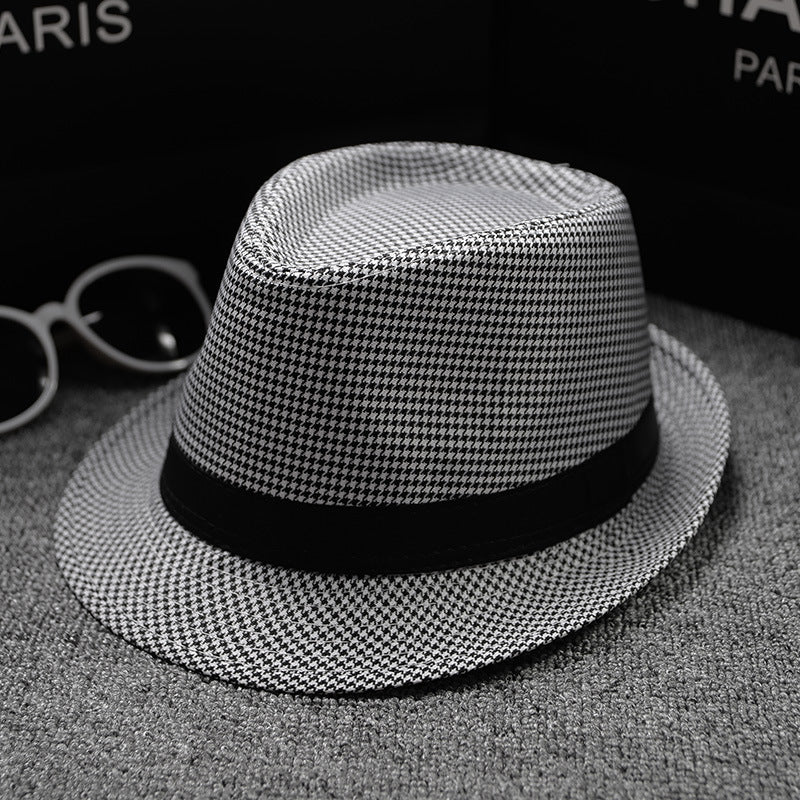 British Houndstooth European And American Sun Hats For Men Limorista
