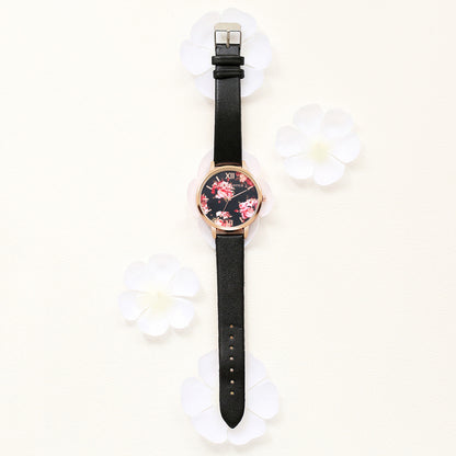 Lvpai Marke Frauen Armband Uhr Mode Rose Gold Blumen Leder Einfache Frauen Kleid Uhren Luxus Business Geschenk Uhr Uhr Limorista