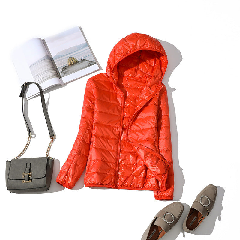Lightweight Korean casual plus size short hooded jacket Limorista