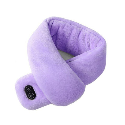Women Men Soft Temperature Control Pain Relief Cervical Massage Shoulder Neck Wrap USB Heated Scarf Shawl Washable Winter Warm Limorista