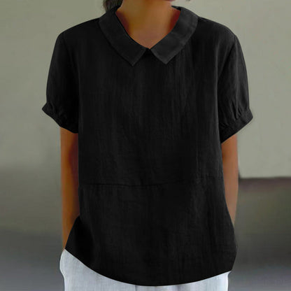 Loose Lapels Shirt Women&