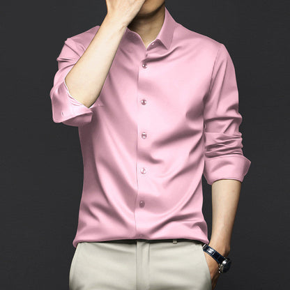 Business High-end Ice Silk Shirt Limorista