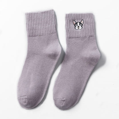 Cartoon embroidery socks Limorista