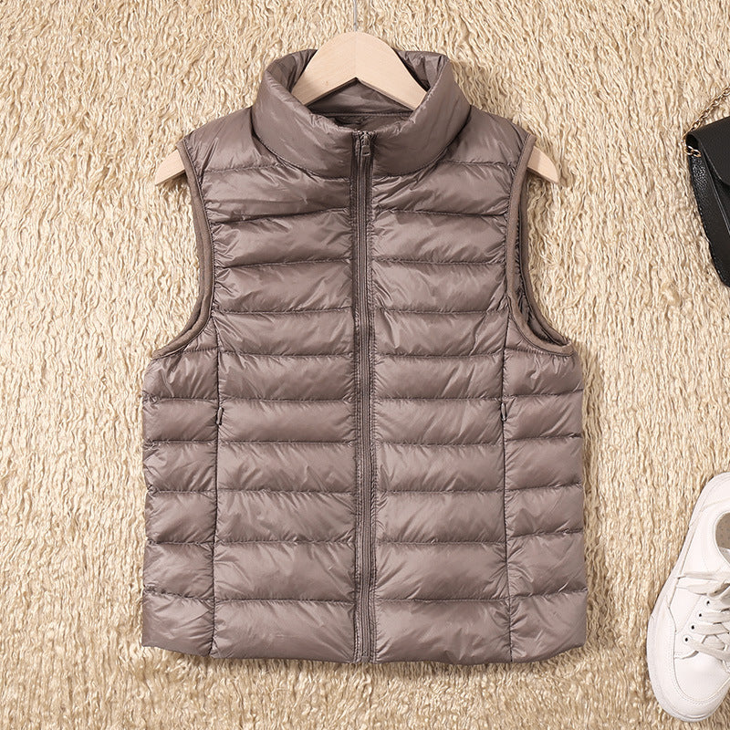 Lightweight down jacket women&