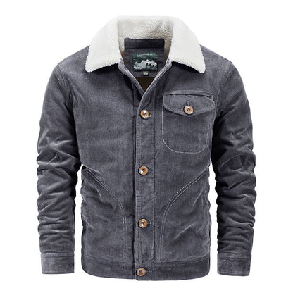 Corduroy coat for men casual Limorista