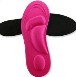 Soft Insole High Heel Shoe Pad Men Women 4D Sport Sponge Pain Relief Insert Cushion Pad Shoe Insoles 1Pair Limorista