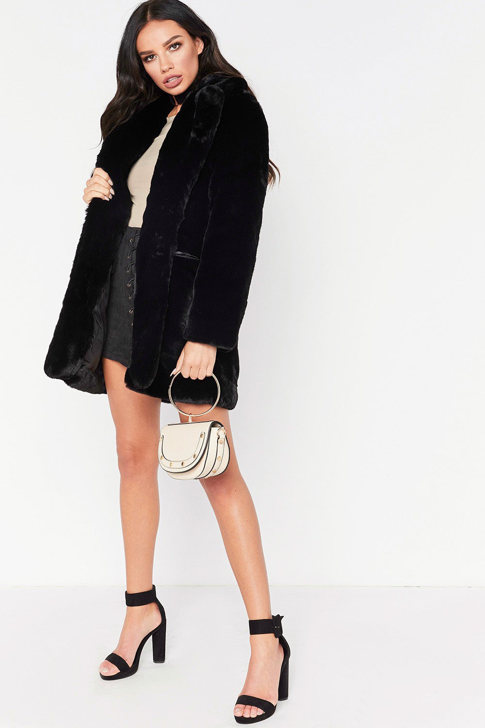 Faux Fur Coat Women Long Sleeve Warm Thick Wave Jackets Plus Size Coat Winter Black Yellow Rose Red Fur Coats Autumn Limorista