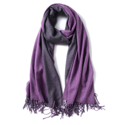 Korean double-sided faux cashmere shawl Limorista
