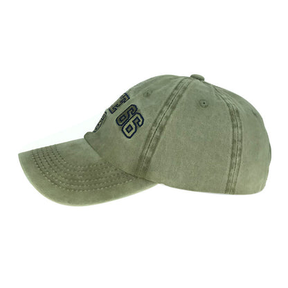 The ball cap is old and washed 66 road embroidery cap Limorista