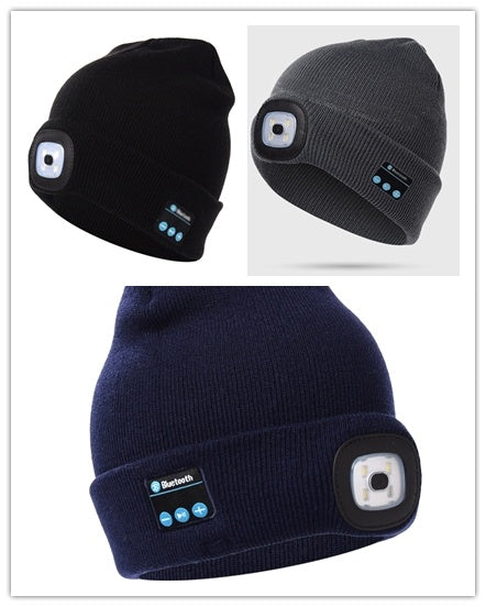 Bluetooth LED Hat Wireless Smart Headset Headphone Limorista