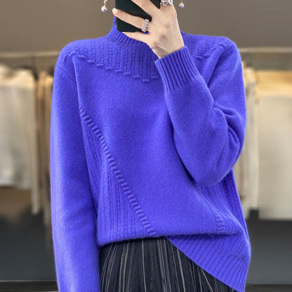 New Fashionable Knitted Wool Knitted Top Limorista
