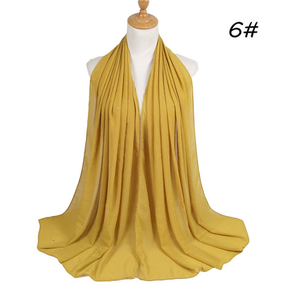 Chain Pearl Chiffon Hui Hood Limorista