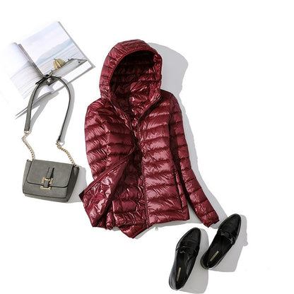 Lightweight Korean casual plus size short hooded jacket Limorista