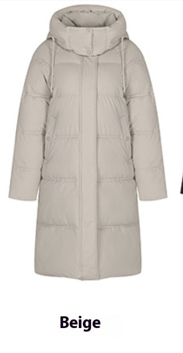 Long Over The Knee Thickened Hooded Jacket Limorista