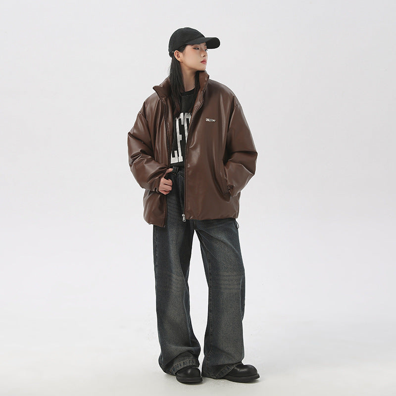 Cotton Coat Autumn And Winter Solid Color Men And Women Limorista
