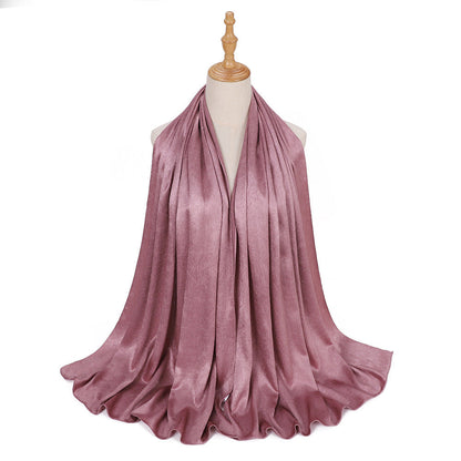 New Silk-like Silky Satin Scarf Limorista