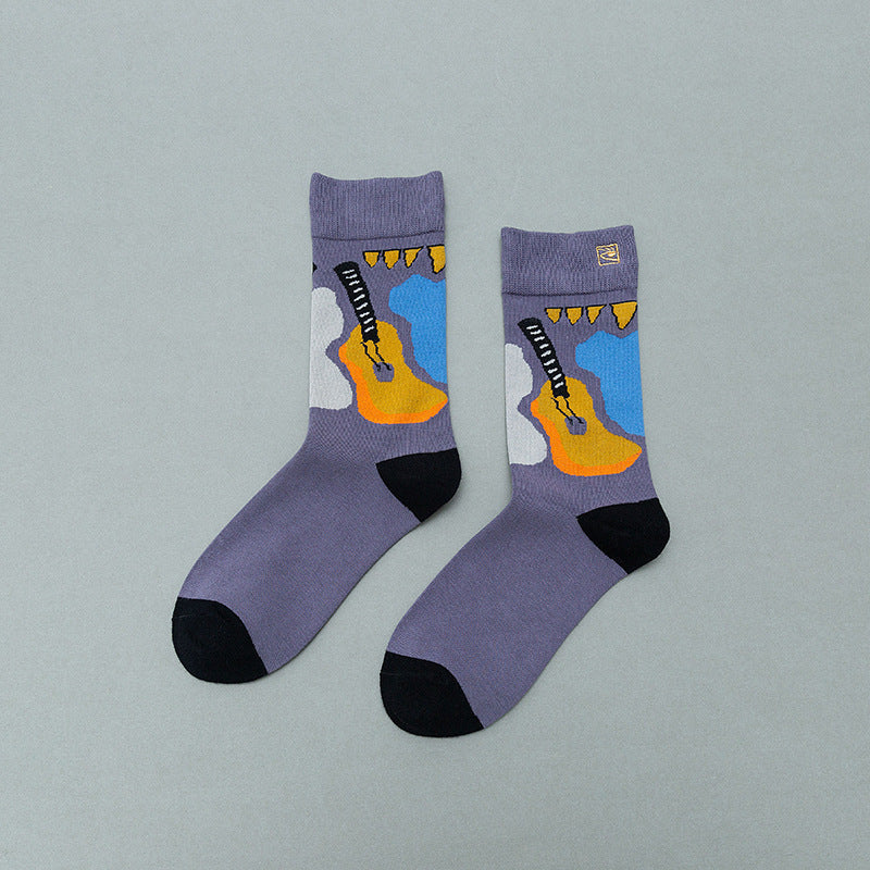 Retro Mid tube socks street art skateboard socks Limorista