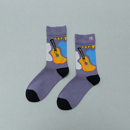 Retro Mid tube socks street art skateboard socks Limorista