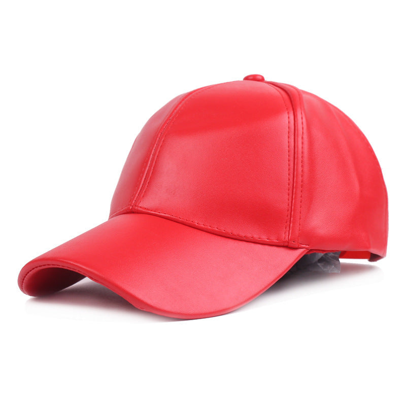 Leather peaked cap Limorista